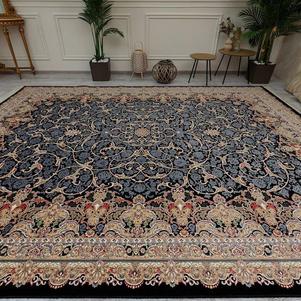 Килим Tabriz highbulk G135 2,5Х3,5 Синій прямокутник 7431 фото